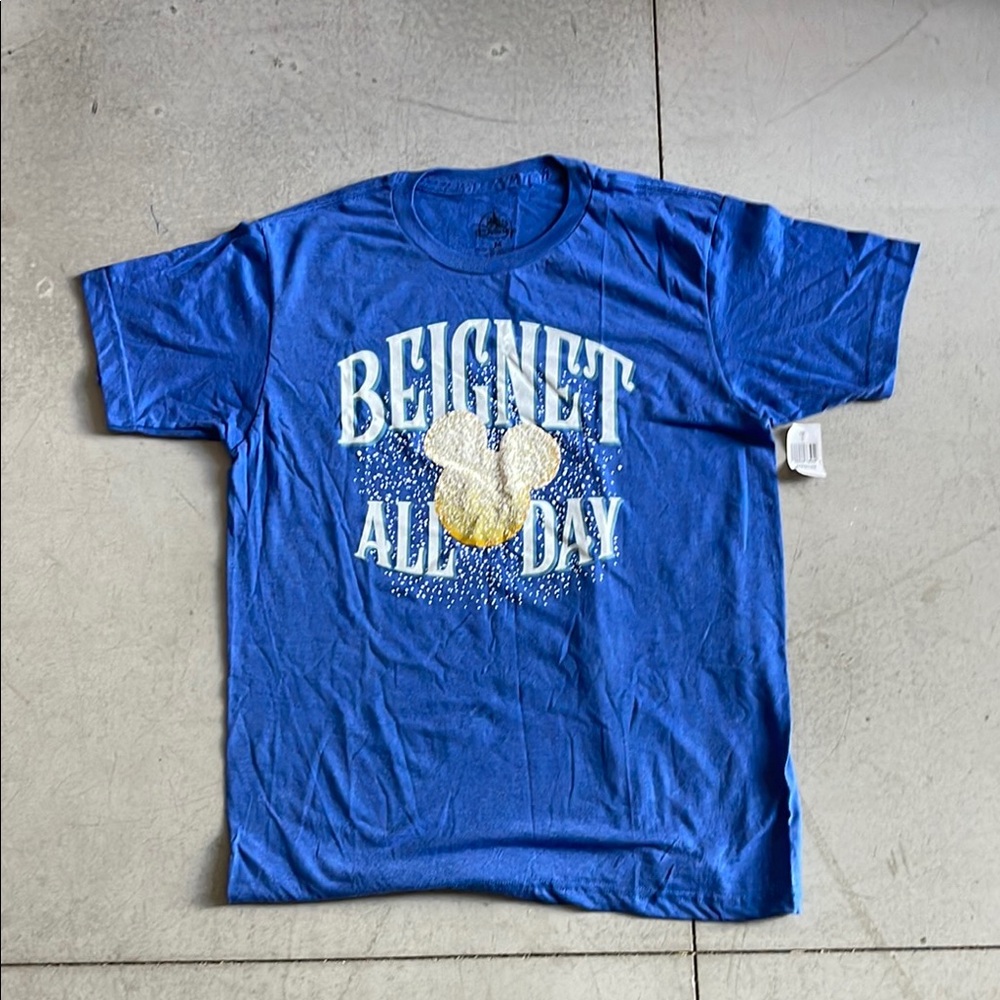 Disneyland Beignet All Day Tshirt (not used with tags)